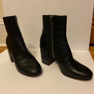 Dolce Vita Black Studded Booties